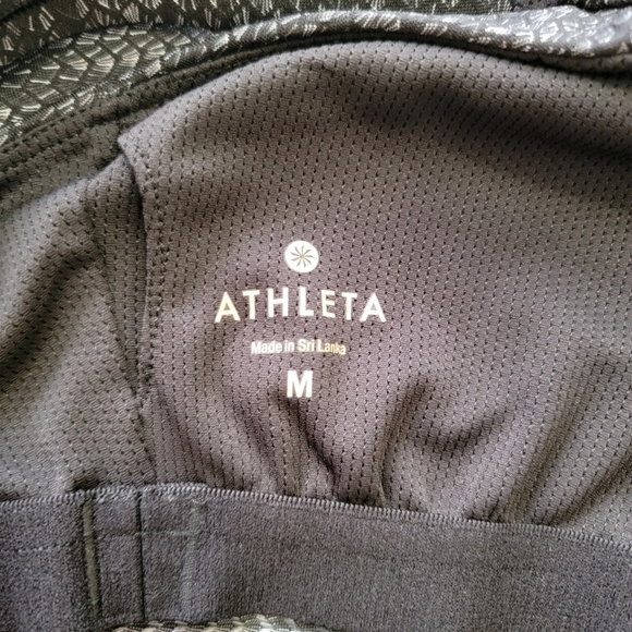 Athleta Black & Grey Racerback Tank‎ Top Size M - Picture 5 of 9